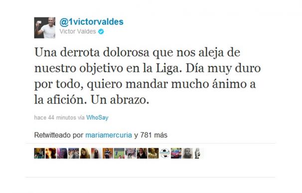 Valdés: "Una derrota dolorosa"