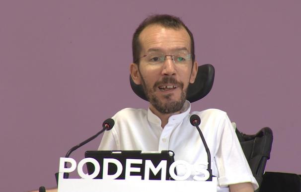 Echenique afirma que Podemos participó en defensa del referéndum, "la única solución viable" para Cataluña