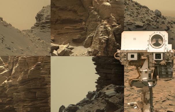 Curiosity revela nuevas imágenes del pasado geológico de Marte