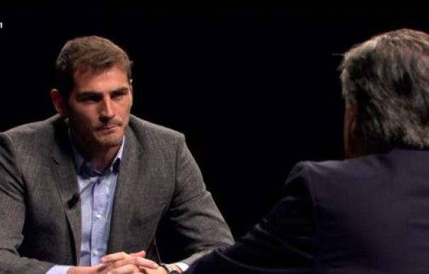 Casillas, durante la entrevista.