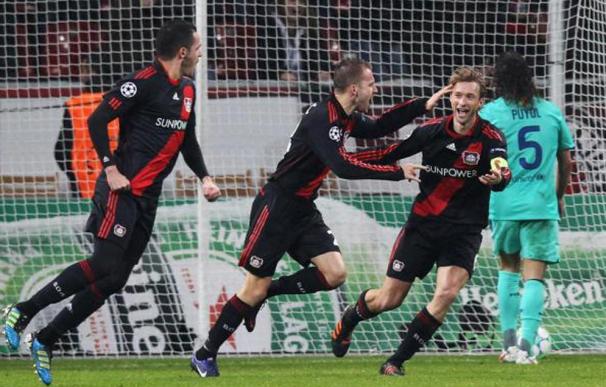Champions League: cinco minutos de ilusión efervescente para el Bayer Leverkusen
