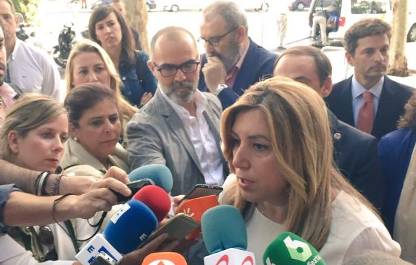 Susana Díaz: Rajoy "no puede seguir gobernando" porque la situación es "insoportable" tras los casos Barberá y Soria