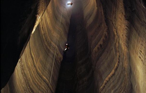 Uno de los pozos de la Cueva Ellisons en Georgia, EEUU.