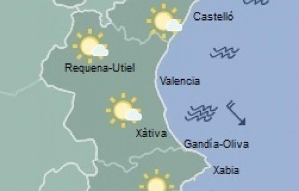 Ascenso de temperaturas en la Comunitat y rachas de hasta 80 km/h en el interior norte de Castellón