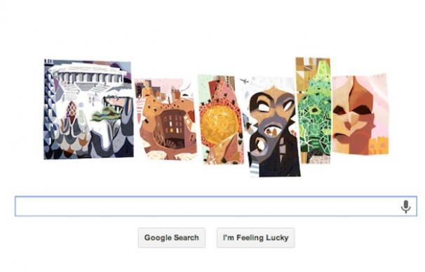 El doodle de Google homenajea a Antoni Gaudí