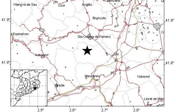 Un terremoto de magnitud 3,6 sacude la comarca de La Selva sin afectaciones
