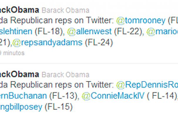 Obama anima a bombardear a los republicanos con tuits para ampliar el techo de gasto