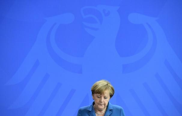 La canciller Angela Merkel en su primera comparecencia tras el ataque de Múnich