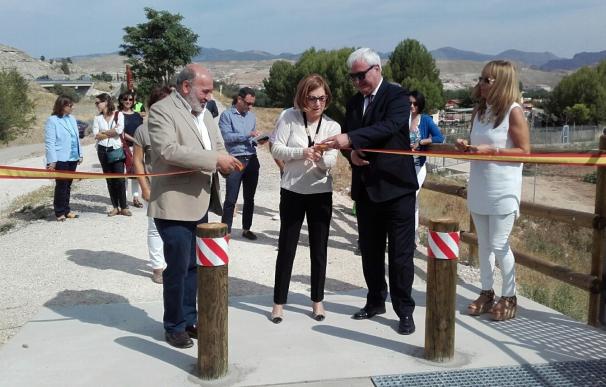 Medio Ambiente inaugura las obras de acondicionamiento de dos tramos del Camino Natural en Calatayud
