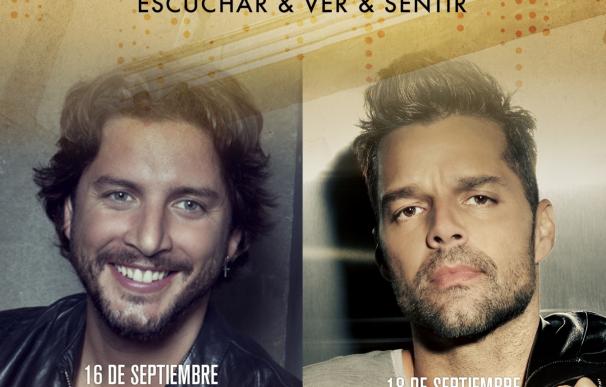 Manuel Carrasco y Ricky Martin pondrán este fin de semana la "guinda" al 'Stone & Music Festival' de Mérida