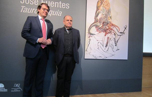 El artista alicantino José Fuentes reflexiona sobre la tauromaquia en el DA2 de Salamanca
