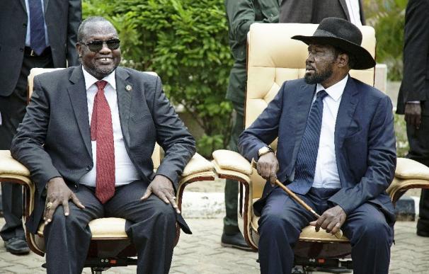 Salva Kiir y Riek Machar