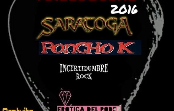 Saratoga, Poncho K, Erótica del Poder e Incertidumbre, en II Festival ToledoSound
