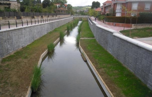 URA finaliza las obras del río Gobela en Errekagane (Getxo) tras una inversión de 16,2 millones