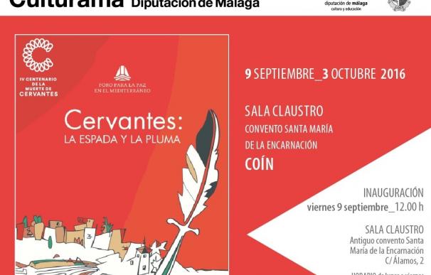 La exposición 'Cervantes: la espada y la pluma', en Coín para conmemorar el centenario de la muerte del autor