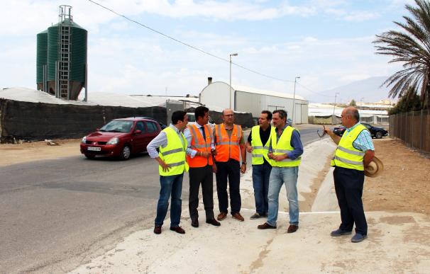 Comienzan en El Ejido los trabajos de mejoras de los accesos de la Autovía A-7 a Guardias Viejas
