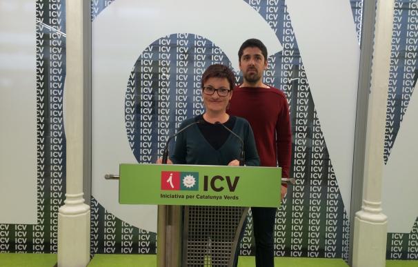 ICV irá a los actos institucionales de la Diada "como siempre" y pide un referéndum