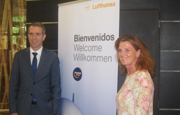 Lufthansa incrementa un 5% los pasajeros transportados en Bilbao durante el primer semestre, hasta los 222.000