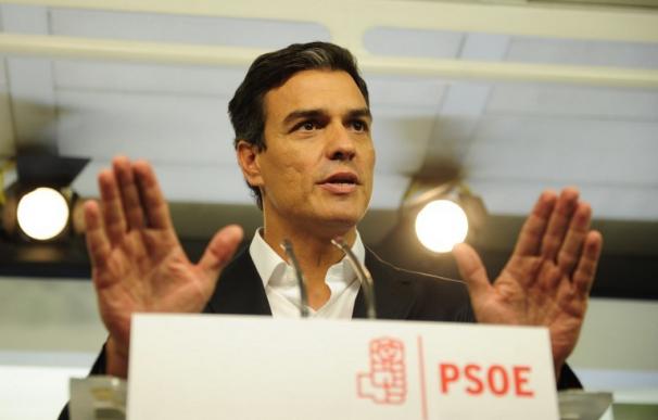 Pedro Sánchez explicando su hoja de ruta tras la fallida sesión de investidura de Rajoy