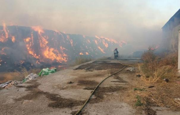 El alcalde de Tauste dice que "no hay ningún peligro" al estar controlado el incendio