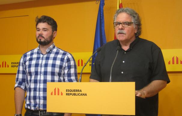 ERC descarta apoyar una investidura con PSOE, Unidos Podemos y C's si no hay referéndum