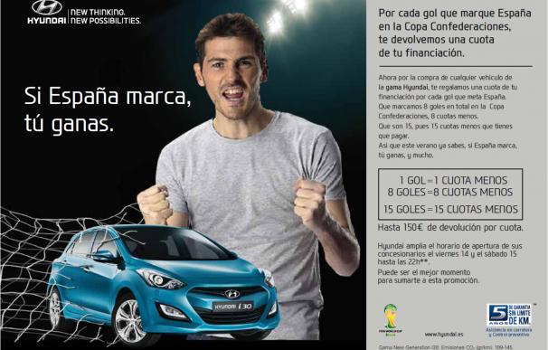 Si España marca, tú ganas: la nueva campaña de Hyundai junto a Iker Casillas