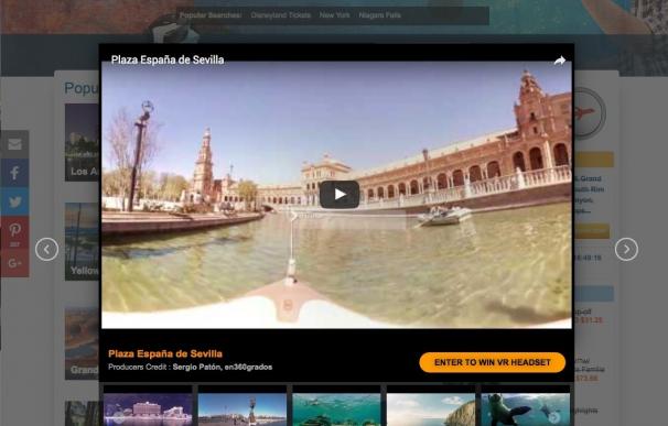El portal de viajes Tours4Fun incorpora Sevilla a su oferta de "realidad virtual"