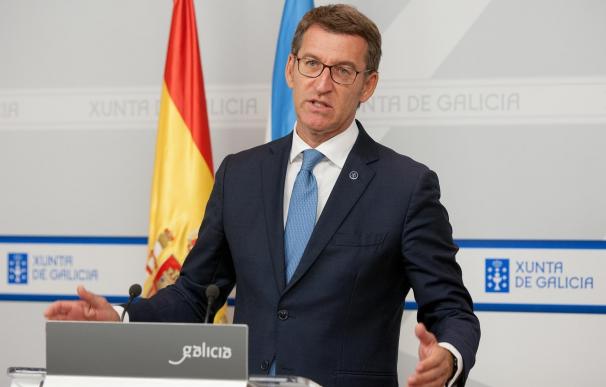 Feijóo subraya que mientras él sea presidente "no habrá un referéndum de autodeterminación en Galicia"