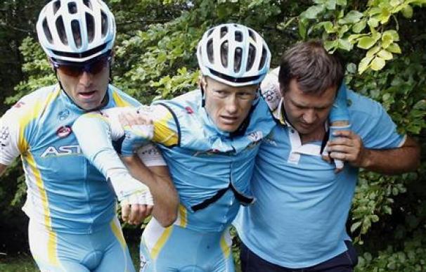 Luis León gana una accidentada novena etapa del Tour de Francia