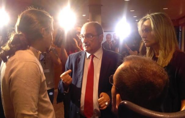 El presidente de Aragón dice que Rajoy "facilitaría las cosas" si diera paso a otro candidato