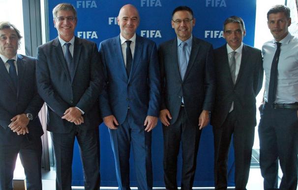 Bartomeu visita a Infantino en Zúrich para reforzar lazos entre FC Barcelona y FIFA
