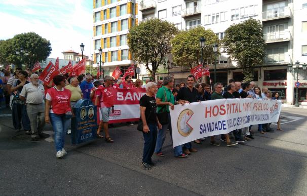 Unas 1.000 personas se manifiestan en Vigo por un hospital "100% público" y una sanidad "sin recortes"