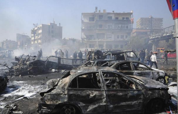 Un atentado con coche bomba causa 53 muertos en el corazón de Damasco