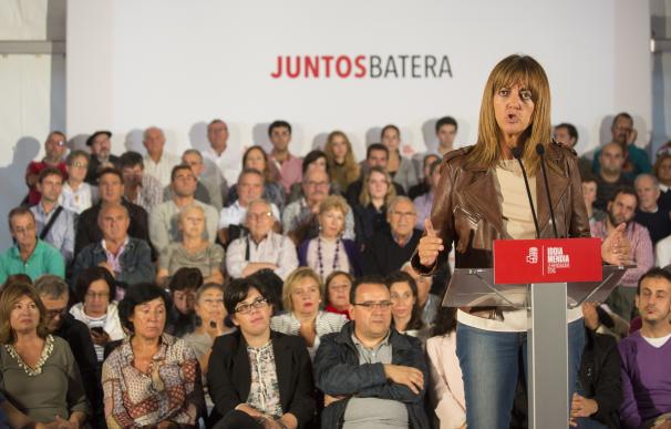 Mendia (PSE) pide el voto para liderar "una Euskadi con un autogobierno fuerte que no quiere levantar murallas"