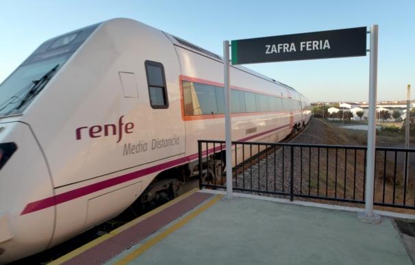 Renfe cuadruplica la oferta de trenes en Zafra (Badajoz) con motivo de la Feria Internacional Ganadera 2016