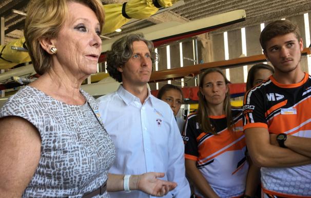 Aguirre espera que el PSOE "ponga a España por delante de los intereses personales o partidistas"