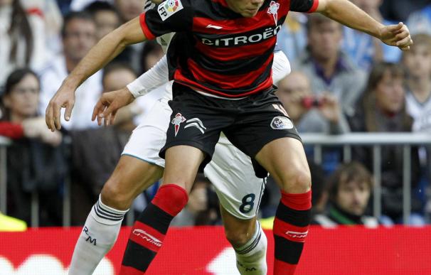 Kaká, durante el partido ante el Celta de Vigo