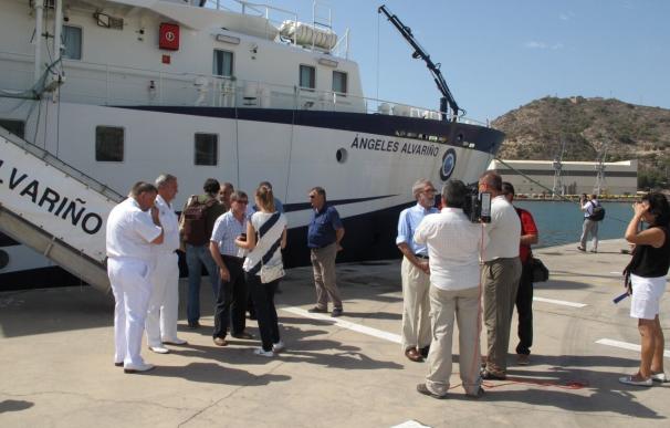 La segunda expedición al pecio de Las Mercedes parte desde el puerto de Cartagena