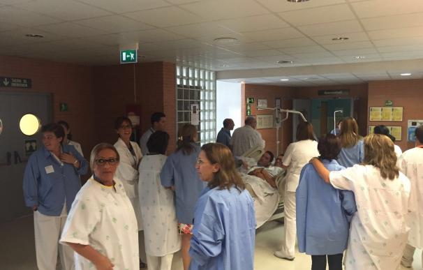 El Área Sanitaria Norte realiza un simulacro de incendio en la planta de Maternidad del Hospital de Antequera