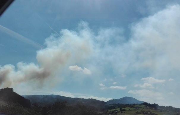 Activado el nivel 1 del Infopa para el incendio forestal de Degaña