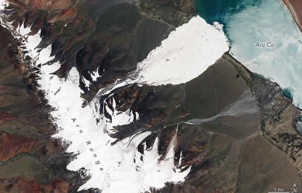 La avalancha masiva en el Tíbet, visible desde el espacio