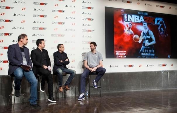 Pau Gasol presenta el NBA 2K17 en España y bromea sobre la media que se le asigna en el juego