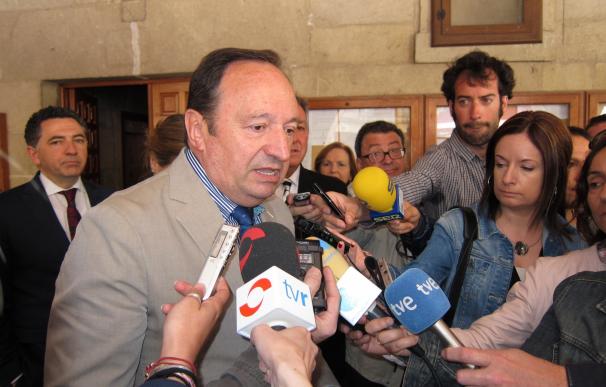 Pedro Sanz encabeza la delegación del PP de La Rioja que participará en las elecciones del País Vasco