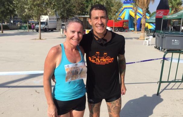 Antonio Martínez y Maripa Valdivieso ganadores de la Crazy Race Murcia, que ha contado con 1.000 corredores