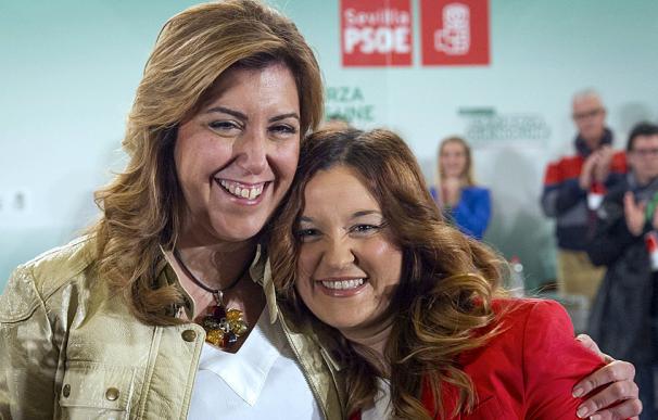 Susana Díaz y Verónica Pérez.