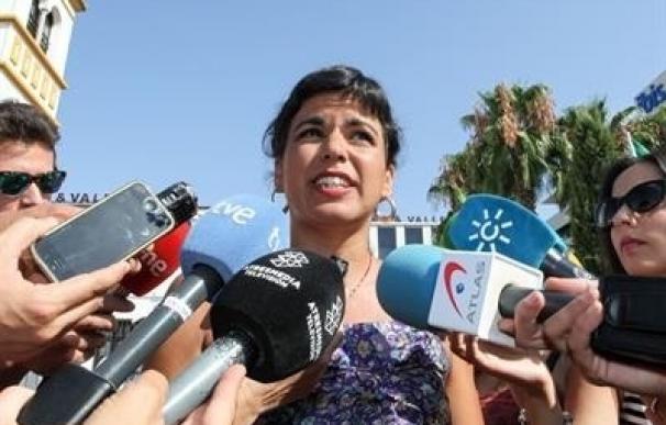 Teresa Rodríguez pide a Susana Díaz "mantenerse en su lugar o dejarlo a quien pueda hacerse cargo de Andalucía"