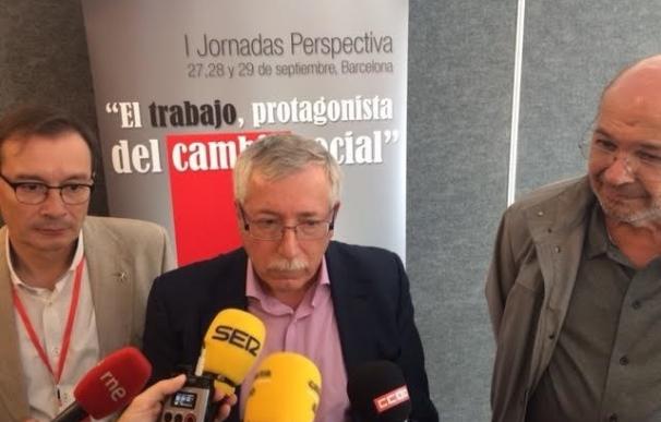 Fernández Toxo: "Lo que se ha desatado en el PSOE suena a cacería"