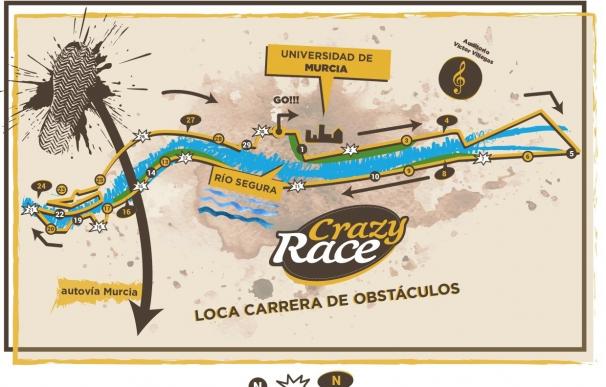 Murcia se convertirá el domingo 25 en epicentro nacional del running más divertido con la 'Crazy Race'