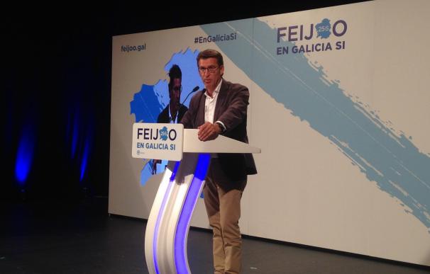 Feijóo pide el voto a quienes "les importa que Galicia funcione y no las siglas" y relativiza los sondeos