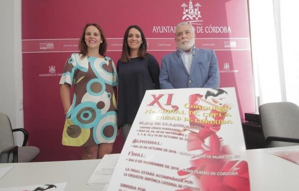 Más de 70 artistas participarán en el XI Concurso Nacional de Copla 'Ciudad de Córdoba'